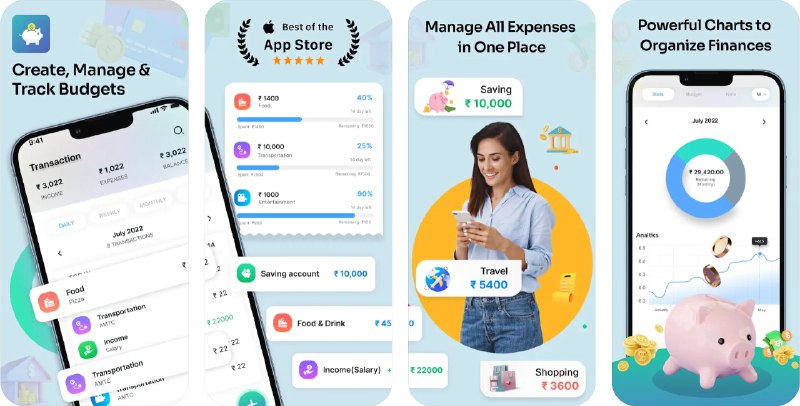 🧭 #应用限免 📂 软件名称：预算管理 - 钱包控制器 - 资金管理器 - 费用追踪器 🍏 支持平台：#iOS 16.0+ 📊 软件价格：内购限免 🪟 软件简介：一款强大的个人财务工具，让您可以在一个地方全面查看所有账户、收入和支出，轻松记录每笔交易，分析消费习惯，并创建自定义预算