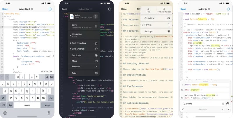 🧭 #优惠活动 📂 软件名称：Runestone Text Editor 🍏 支持平台：#iOS 📊 软件价格：内购 ¥68.00 -> ¥38.00 🪟 软件简介：一款功能强大的文本编辑器，具备语法高亮、行号、搜索和替换等功能