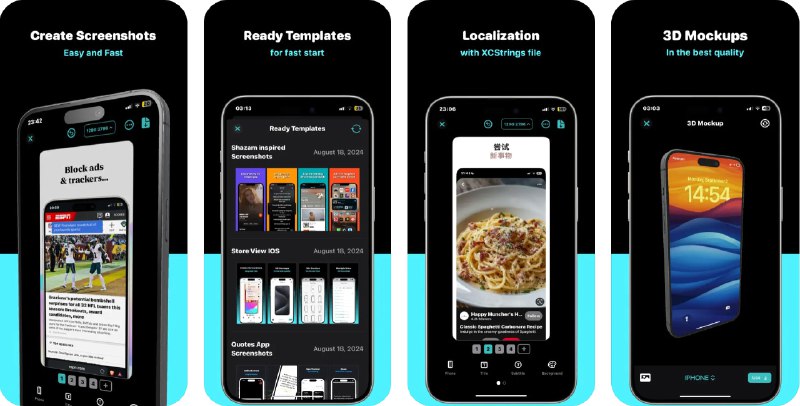 🧭 #应用限免 📂 软件名称：StoreView: App Screenshot Tool 🍏 支持平台：#iOS 16.0+ #macOS 13.0+ 📊 软件价格：内购限免（点击右上角 Show All Plan） 🪟 软件简介：一款专为应用开发者设计的工具，帮助创建引人注目的应用预览以提高应用在App Store中的下载率