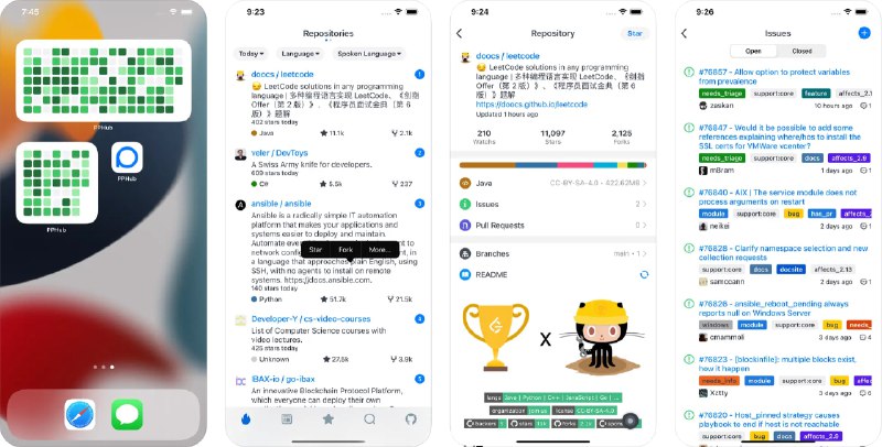 🧭 #优惠活动 📂 软件名称：PPHub For GitHub - 开发者必备 🍏 支持平台：#iOS 15.0+ 📊 软件价格：¥12.00 -> ¥6.00 🪟 软件简介：一款GitHub的第三方移动客户端应用