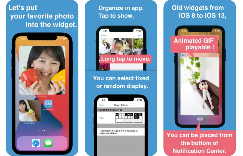 🧭 #应用限免 📂 软件名称：PhotoWidget+ 🍏 支持平台：#iOS 14.0+ 📊 软件价格：¥8.00 -> ¥0.00 🪟 软件简介：一款能够将您的照片展示在桌面的应用