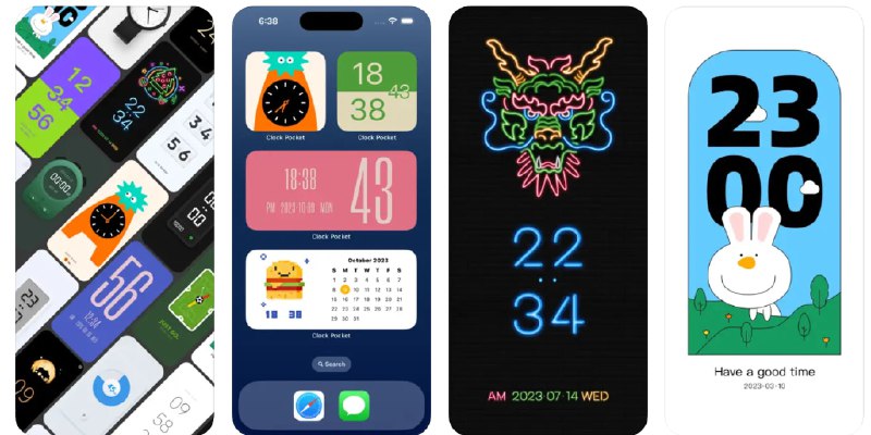 🧭 #应用限免 📂 软件名称：口袋时钟 - StandBy待机Widget桌面翻页创意时钟 🍏 支持平台：#iOS 11.0+ 📊 软件价格：内购限免 🪟 软件简介：一款创意时钟应用，提供多种时间主题和丰富配色，支持正计时、倒计时等实用时间工具