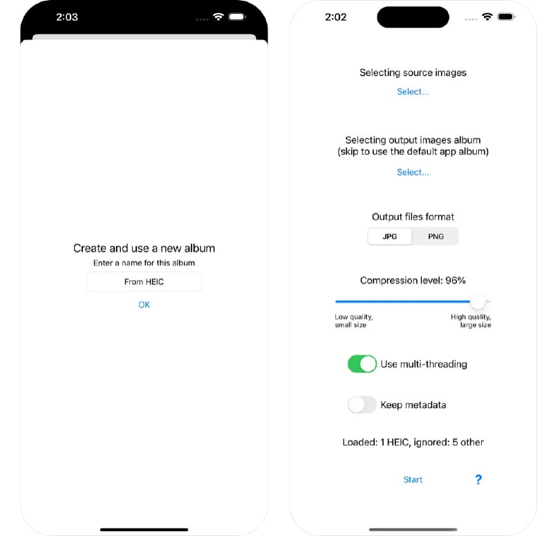 🧭 #应用限免 📂 软件名称：HEIC images batch converter 🍏 支持平台：#iOS 12.0+ 📊 软件价格：¥58.00 -> ¥0.00 🪟 软件简介：一款用于批量转换和压缩 HEIC 图像格式的工具