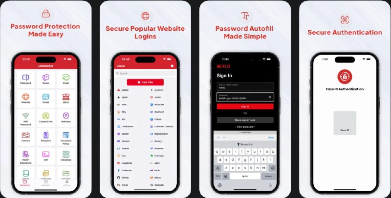 🧭 #应用限免 📂 软件名称：PassLock 密码管理器、保管器和生成器 🍏 支持平台：#iOS 15.0+ 📊 软件价格：内购限免 🪟 软件简介：一款密码管理应用，可以安全存储和组织超过30种敏感数据，包括密码、信用卡、地址和健康保险号等