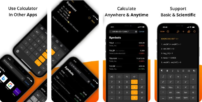 🧭 #应用限免 📂 软件名称：Calculator Keyboard - Calku 🍏 支持平台：#iOS 14.0+ 📊 软件价格：内购限免 🪟 软件简介：可将您的键盘变成一个便捷的计算器的应用，让您可随时在输入栏进行快速计算而无需切换应用