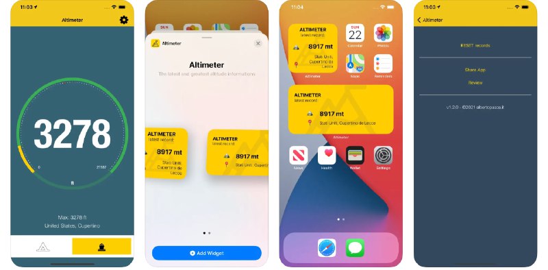 🧭 #应用限免 📂 软件名称：Alti-meter 🍏 支持平台：#iOS 12.0+ 📊 软件价格：¥6.00 -> ¥0.00 🪟 软件简介：一款海拔计应用，您可以在米和英尺单位之间切换，该软件可以自动记录达到的最大海拔，弥补了国区手机指南针不显示高度的缺陷 🕸 软件下载：点击下载