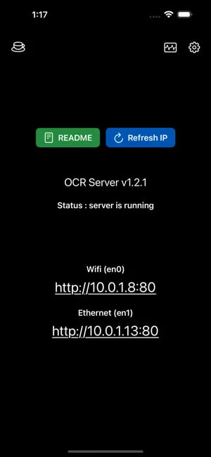 🧭 #优质应用 📂 软件名称：iOS OCR Server 🍏 支持平台：#iOS  📊 软件价格：免费 🪟 软件简介：一个基于苹果 Vision 框架的本地光学字符识别（OCR）服务器，旨在将 iPhone 转变为强大的 OCR 工具