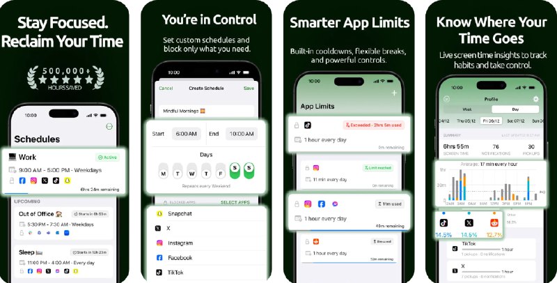 🧭 #应用限免 📂 软件名称：Atten | Screen Time + Focus 🍏 支持平台：#iOS 17.0+ 📊 软件价格：内购限免（界面可能显示39.99，但实际付款弹窗会显示0，注意甄别） 🪟 软件简介：一款强大的应用和网站屏蔽工具，帮助你专注学习、减少干扰、科学管理屏幕使用时间