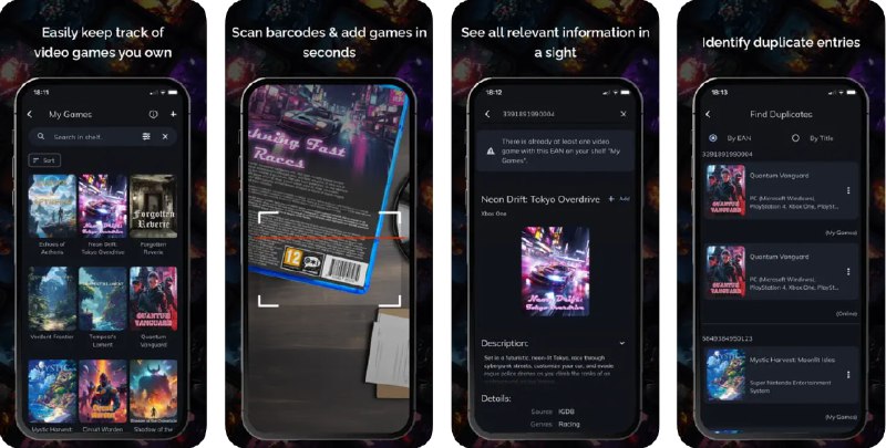🧭 #应用限免 📂 软件名称：Easy Video Game Tracker 🍏 支持平台：#iOS 15.5+ 📊 软件价格：内购限免 🪟 软件简介：一款快速创建属于您自己的游戏数据库应用