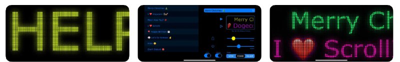 🧭 #应用限免 📂 软件名称：Scrollit 2X - Visual messenger 🍏 支持平台：#iOS 11.0+ 📊 软件价格：¥68.00 -> ¥0.00 🪟 软件简介：一款LED视觉消息应用，可通过动态滚动文本和图像提供独特的沟通体验，增强信息的表达效果