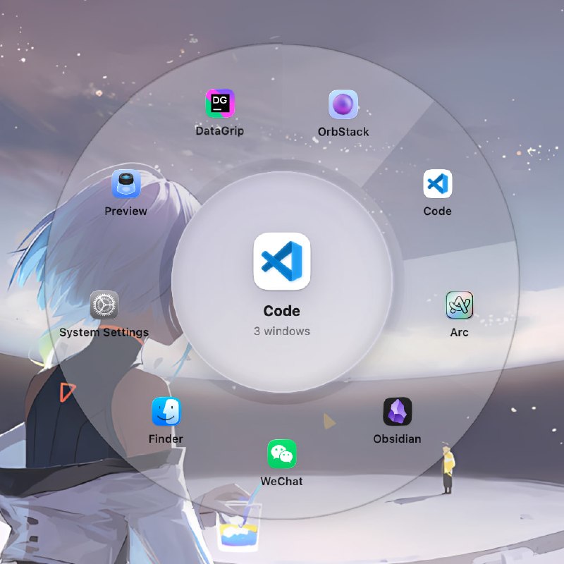 🧭 #优质应用 📂 软件名称：DevSwitcher2 🍏 支持平台：#macOS  📊 软件价格：免费 🪟 软件简介：一款高效优雅的窗口切换工具，提供了增强的应用程序切换功能，包括在同一应用内快速切换窗口和在所有应用之间切换的能力