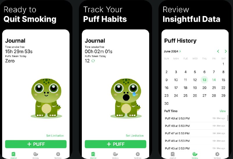 🧭 #应用限免 📂 软件名称：Quit Smoking - No Smoke 🍏 支持平台：#iOS 16.0+ 📊 软件价格：内购限免 🪟 软件简介：一款帮助戒烟的应用