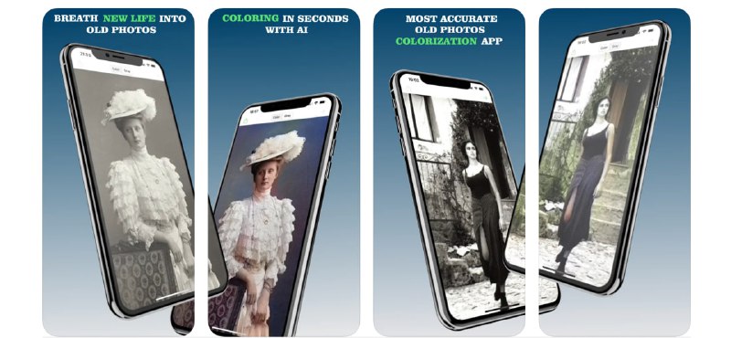 🧭 #应用限免 📂 软件名称：Colorize - Improve Old Photos 🍏 支持平台：#iOS 13.2+ 📊 软件价格：美区限免 🪟 软件简介：一款改善老照片的应用，可以向黑白图像添加现实的颜色