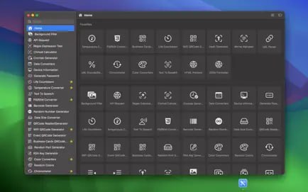 🧭 #优质应用  📂 软件名称：DevHub 🍏 支持平台：#macOS 📊 软件价格：仅赞助 🪟 软件简介：一个程序员离线工具合集，提供了丰富的功能和工具，方便程序员进行开发工作