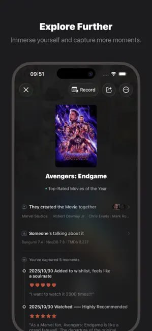 🧭 #优质应用 📂 软件名称：Collector - Record Assistant 🍏 支持平台：#iOS 18.0+ 📊 软件价格：免费 🪟 软件简介：一款专为喜欢收藏的人设计的应用程序，轻松记录和管理他们的各种收藏，包括电影、书籍、音乐专辑、游戏、应用程序和播客等