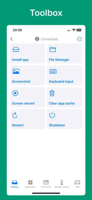 🧭 #优质应用  📂 软件名称：adbTools - ADB, TV Assistant 🍏 支持平台：#iOS 16.0+ 📊 软件价格：免费 🪟 软件简介：一款为iOS设备设计的智能电视控制工具