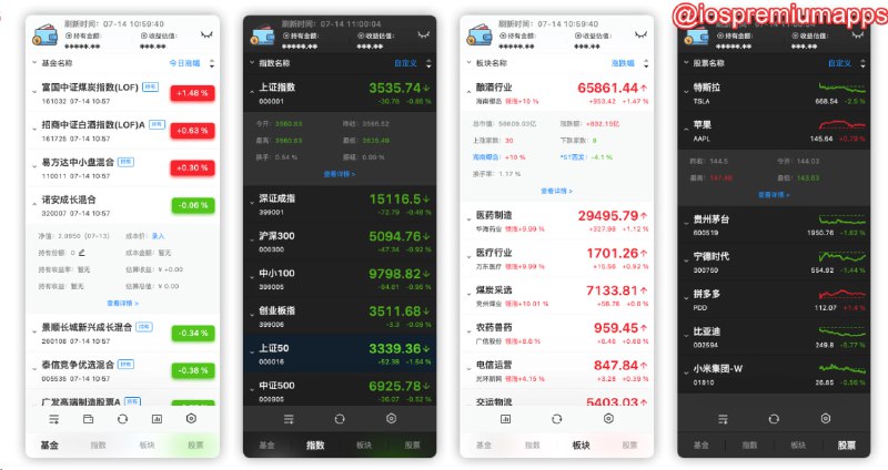 📌 #优质应用☺️ 软件名称：Fishing Funds☺️ 支持平台：#MacOS #Windows💸 软件价格：开源免费⚙️ 软件功能：投资收益跟踪📝 软件简介：一款实时显示基金，大盘，股票，虚拟货币等投资项目涨跌的状态栏应用，让您即使在上班时也能随时盯盘