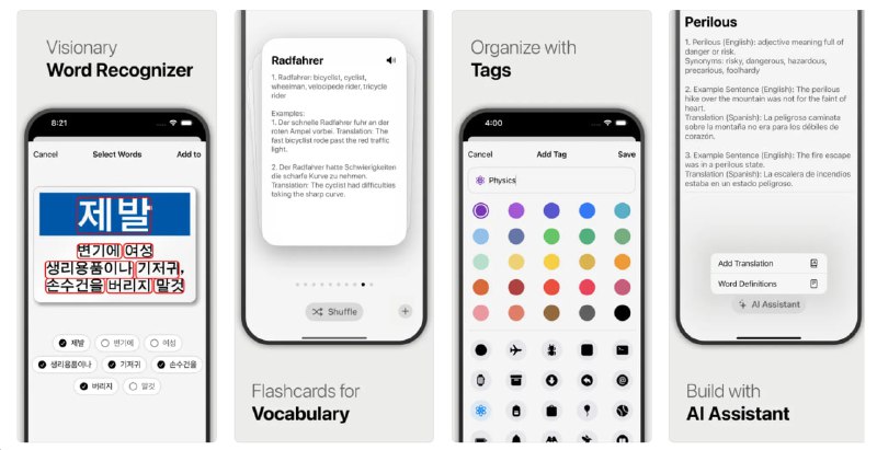 📌 #应用限免☺️ 软件名称：WordSnap☺️ 支持平台：#iOS 17.0+💸 软件价格：内购限免⚙️ 软件功能：单词闪卡制作📝 软件简介：一款强大的闪卡制作工具，可以使用AI技术识别图像中的单词并自动生成闪卡，支持自定义闪卡的内容和格式，软件会提供详细的上下文解释，利用智能复习算法以帮助用户高效复习，让您更加流畅地学习各国语言🔗 软件下载：点击下载📢 频道   ✈️ 群聊   📬 投稿   💵 合作