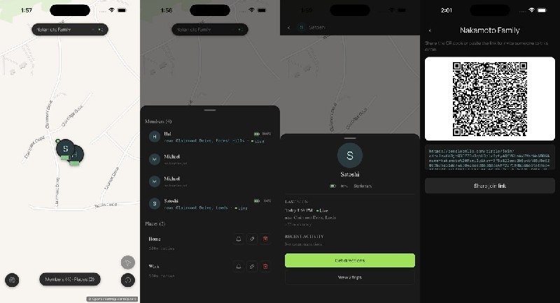 🧭 #应用限免📂 软件名称：PearCircle🍏 支持平台：iOS 15.1+📊 软件价格：免费🪟 软件简介：与家人、朋友共享实时位置的点对点应用，无需注册账号，支持到达或离开指定地点提醒、行程分享和一键暂停定位；位置同步采用端到端加密，双方同时在线时才能实时同步