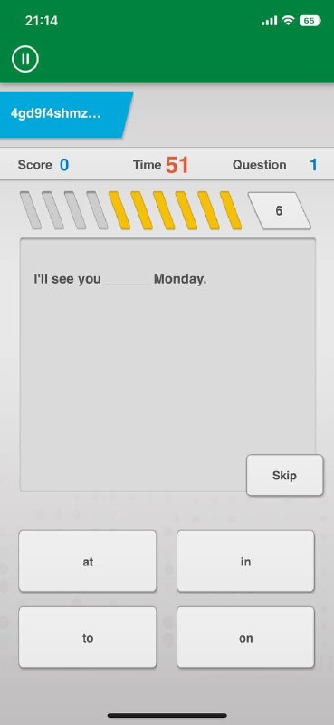 🗣 Johnny Grammar Word Challenge💬 刚发掘的一款软件，可以练习语法与单词，语法从简到难，要简单的过关了难的关卡才能打开