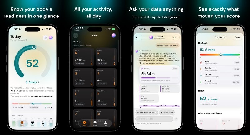 🧭 #应用限免📂 软件名称：Push: Recovery & Readiness🍏 支持平台：iOS 18.0+📊 软件价格：免费🪟 软件简介：读取 Apple Watch 的夜间心率变异性、静息心率与睡眠数据，在 iPhone 本地估算恢复状态，并展示睡眠和训练负荷