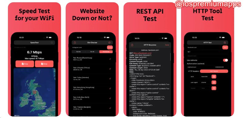 📌 #应用限免☺️ 软件名称：Site Checker: Down Detector☺️ 支持平台：#iOS #MacOS💸 软件价格：¥15.00 -> ¥0.00⚙️ 软件功能：网络测试📝 软件简介：一款提供网络连接稳定性监控的Web工具应用