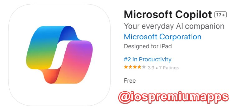 📌 #优质应用☺️ 软件名称：Microsoft Copilot☺️ 支持平台：#iOS💸 软件价格：免费⚙️ 软件功能：AI助手📝 软件简介：微软家的AI助手，也就是New Bing，现在已经有了单独的APP，先是出了安卓，现在iOS版也出来了