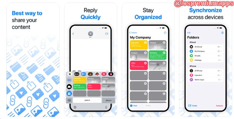 📌 #应用限免☺️ 软件名称：Pasteboard Copy Paste Keyboard☺️ 支持平台：#iOS💸 软件价格：内购限免⚙️ 软件功能：剪贴板保存📝 软件简介：一款自定义键盘应用，可帮助用户快速粘贴文本和媒体文件，并且提供了整理内容到文件夹、本地和iCloud存储等功能，支持在多台设备间同步，适用于需要进行重复话术回复的用户🔗 软件下载：点击下载📢 频道   ✈️ 群聊   📬 投稿   💵 合作