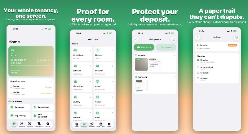 🧭 #应用限免📂 软件名称：TenantDesk: Rental Inspection🍏 支持平台：#iOS 17.0+📊 软件价格：内购限免🪟 软件简介：租客专用的租房检查与记录工具