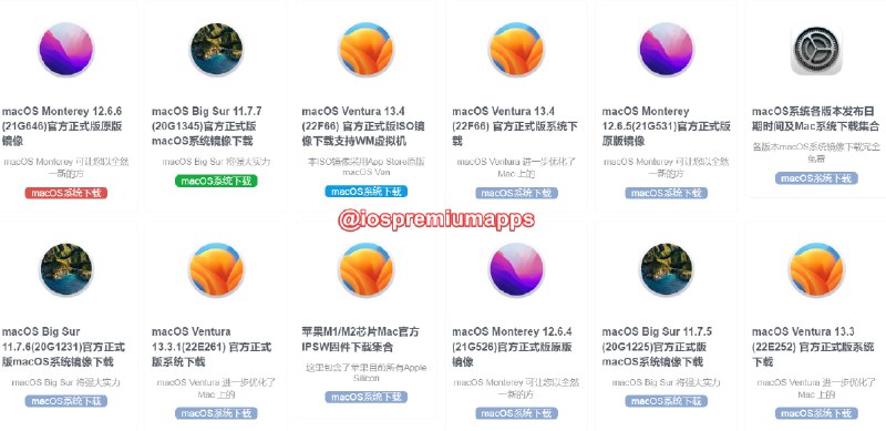 🆔  网站名称：苹果系统之家⭐️  网站功能：macOS系统下载📁  网站简介：一款mac系统下载站