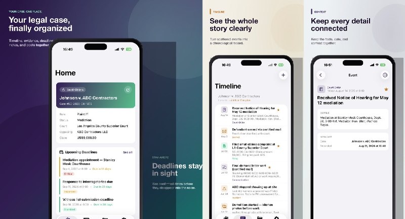 🧭 #应用限免📂 软件名称：CaseKeep: Legal Case Organizer🍏 支持平台：#iOS 17.0+📊 软件价格：免费🪟 软件简介：一款法律案件资料整理应用，将事件时间线、证据照片、截止日期、沟通记录与费用收据集中在一个私密案件文件中