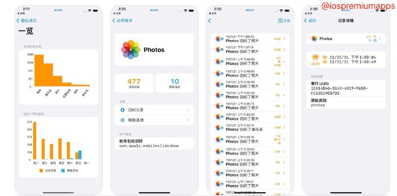 📌 #优质应用☺️ 软件名称：隐私洞见☺️ 支持平台：#iOS💸 软件价格：免费⚙️ 软件功能：权限监测📝 软件简介：一款用于iOS/iPadOS的应用程序活动报告查看和分析的应用