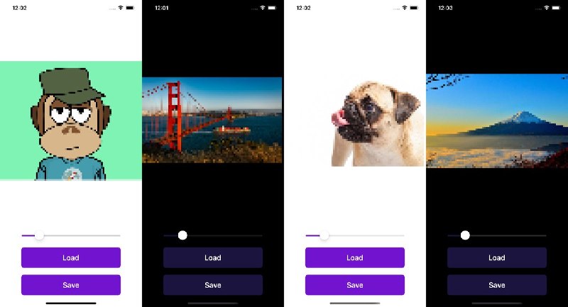 🧭 #应用限免📂 软件名称：Image to Pixel Art🍏 支持平台：#iOS 13.0+📊 软件价格：免费🪟 软件简介：将照片或其他图片转换成像素画，可调整像素块大小并保存结果，适合制作像素风头像和简单的复古图片效果