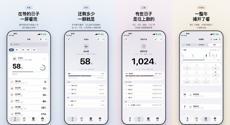 🧭 #应用限免📂 软件名称：司候 · 倒计时与纪念日🍏 支持平台：#iOS 26.0+📊 软件价格：免费🪟 软件简介：把倒计时与纪念日放在一起管理，支持农历重复、工作日倒数、多重提醒和日期识别，可用小组件、灵动岛与 Apple Watch 查看重要日子