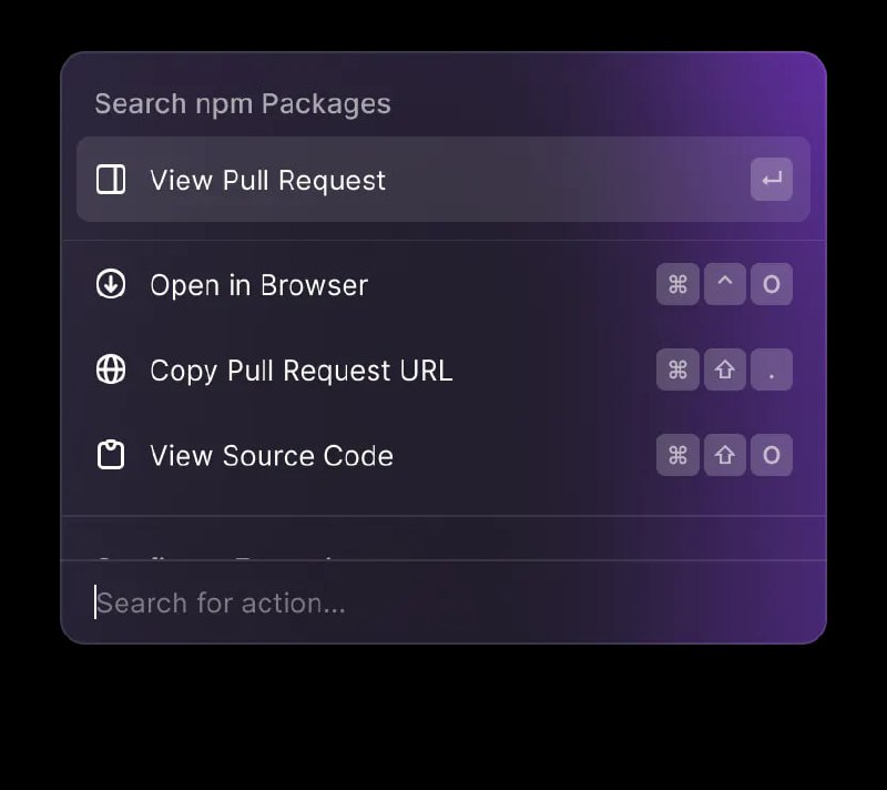 🆔  软件名称：Raycast ⭐️  软件功能：生产力工具➡️  支持平台：#macOS📁  软件简介：一个速度极快，完全可扩展的生产力工具