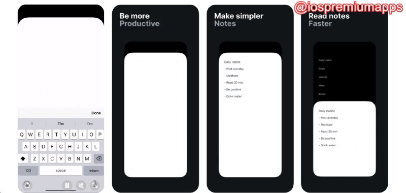 📌 #应用限免☺️ 软件名称：Less Notes☺️ 支持平台：#iOS💸 软件价格：¥8.00 -> ¥0.00⚙️ 软件功能：笔记备忘📝 软件简介：一款面向设计师和极简主义爱好者的极简笔记应用，提供一个无干扰的空间，供用户创建和存储笔记，具有简洁直观的界面