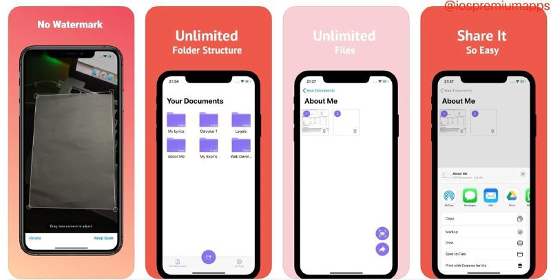 📌 #应用限免☺️ 软件名称：Flex Scanner - PDF Scanner☺️ 支持平台：#iOS 13.0+💸 软件价格：¥8.00 -> ¥0.00⚙️ 软件功能：文档扫描📝 软件简介：一款功能强大的扫描仪应用，可让用户使用手机快速扫描并生成PDF文件