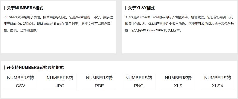 🧩 苹果numbers文件转XLSX的方法💬 最近使用Mac的表格编辑软件numbers编辑了表格，不过这个格式发给别人别人都打不开，mac本可以直接导出为Excel格式