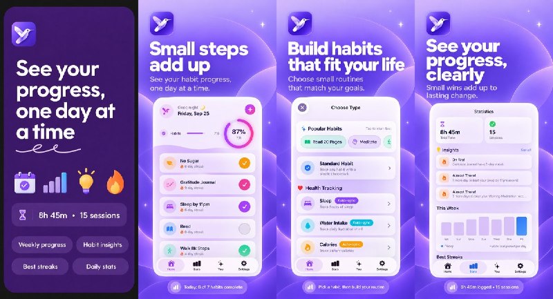🧭 #应用限免📂 软件名称：HabitWing – Life Tracker🍏 支持平台：iOS 17.0+📊 软件价格：免费🪟 软件简介：把习惯打卡、呼吸冥想和日记放在一起，支持提醒、连续记录、专注计时及语音笔记；可离线使用，并通过自己的 iCloud 同步，适合想把日常习惯与情绪记录集中管理的人