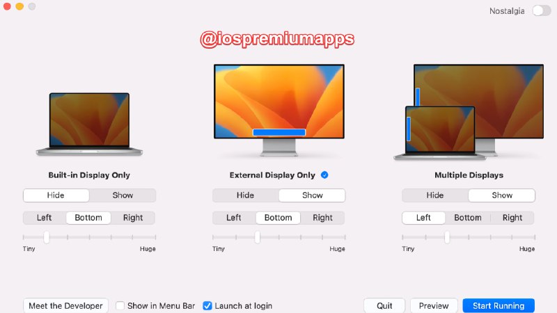 🆔  软件名称：HiDock⭐️  软件功能：窗口管理器➡️  支持平台：#macOS📁  软件简介：一个为 macOS 设计的应用程序管理器和窗口管理器