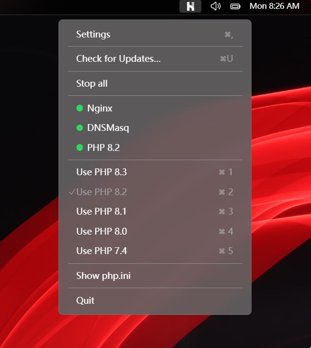 🆔  软件名称：Herd⭐️  软件功能：部署 PHP 环境➡️  支持平台：#macOS📁  软件简介：一个为macOS设计的Laravel和PHP开发环境，一键即可配置好PHP开发环境