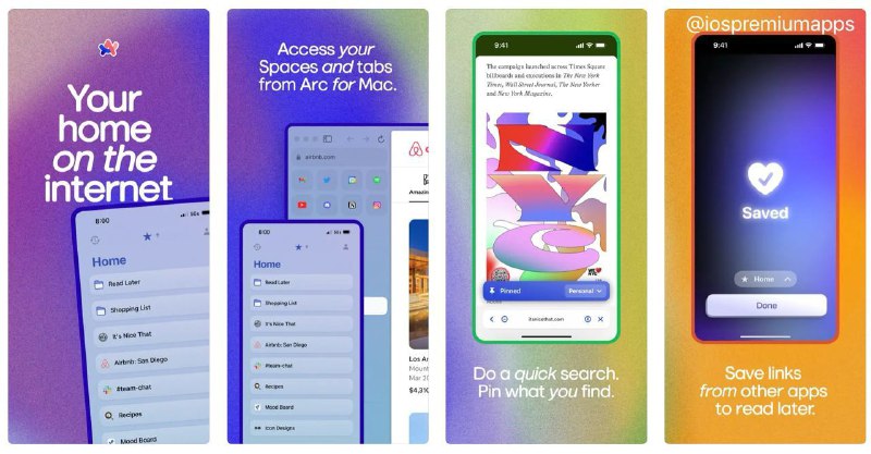 📌 #优质应用☺️ 软件名称：Arc☺️ 支持平台：#iOS #MacOS💸 软件价格：免费⚙️ 软件功能：浏览器📝 软件简介：号称能替代Chrome的浏览器，颜值非常能打，支持浏览器内分屏，账号多开，白板绘画，主题自定义等功能，与Chrome一样基于Chromium内核，所有Chrome支持的插件都可以无缝衔接，还可以导入Chrome和Edge保存的历史记录和账号密码，Mac和iOS可以直接下载体验，Windows目前可以在官网预约🔗 下载地址：iOS下载    官方网站（Mac下载）📢 频道   ✈️ 群聊   📬 投稿   💵 合作