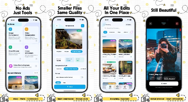 🧭 #应用推荐📂 软件名称：MediaBox - 智能抠图&长截图🍏 支持平台：#iOS 17.0+📊 软件价格：免费🪟 软件简介：把图片与视频处理集中在一个工具箱，支持图片和视频去背景、长截图拼接、视频截帧及图片与视频压缩，还可清除照片 Exif 信息、批量添加文字水印