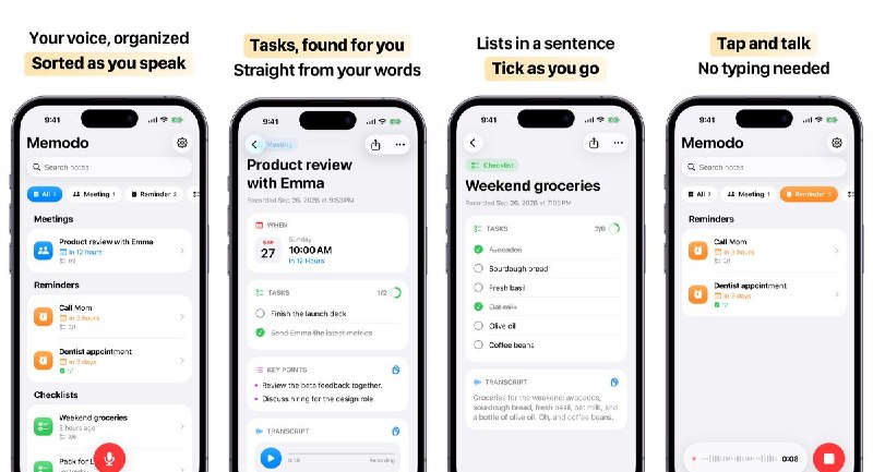 🧭 #应用限免📂 软件名称：Memodo: Local AI Note Taker🍏 支持平台：iOS 26.0+📊 软件价格：免费🪟 软件简介：把口述内容整理成笔记、会议摘要、待办提醒或分类清单，转录与 AI 整理均在 iPhone 本地完成，无需注册账号