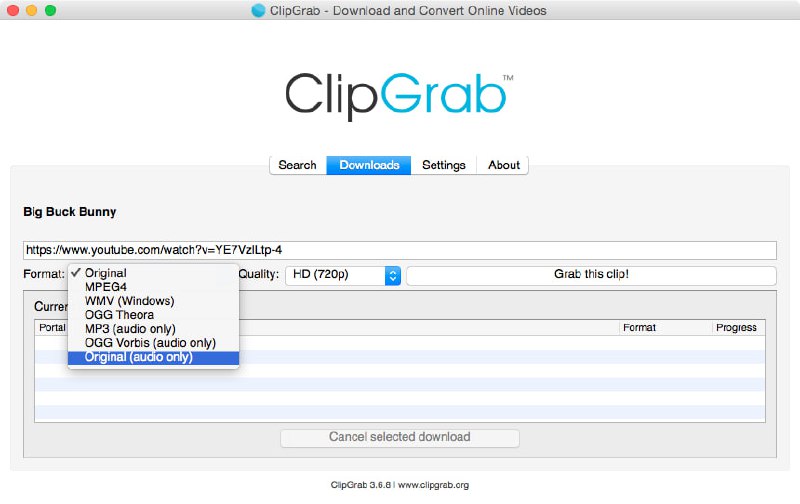 🆔  软件名称：ClipGrab⭐️  软件功能：视频下载➡️  支持平台：#macOS #Windows #Linux📁  软件简介：一个简单易用的视频下载和转换工具，支持从YouTube、Vimeo、Facebook等多个在线视频网站下载视频