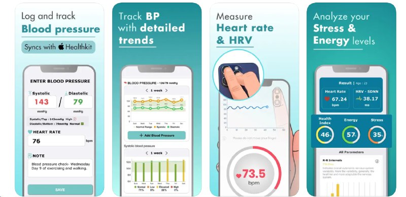📌 #应用限免☺️ 软件名称：Blood Pressure: Health Monitor☺️ 支持平台：#iOS💸 软件价格：内购限免⚙️ 软件功能：心脏健康📝 软件简介：一款利用手机摄像头测量心率与心率变异性的应用，并提供心脏健康分析功能，帮助用户了解自己的心脏健康状况🔗 软件下载：点击下载📢 频道   ✈️ 群聊   📬 投稿   💵 合作