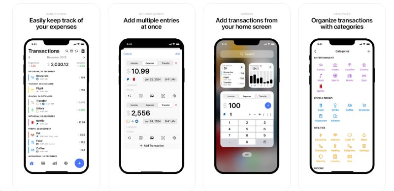 🧭 #应用限免 📂 软件名称：Budgetify Money Manager & Planner 🍏 支持平台：#iOS 15.0+ 📊 软件价格：内购限免 🪟 软件简介：一款全面的财务管理和预算规划应用程序