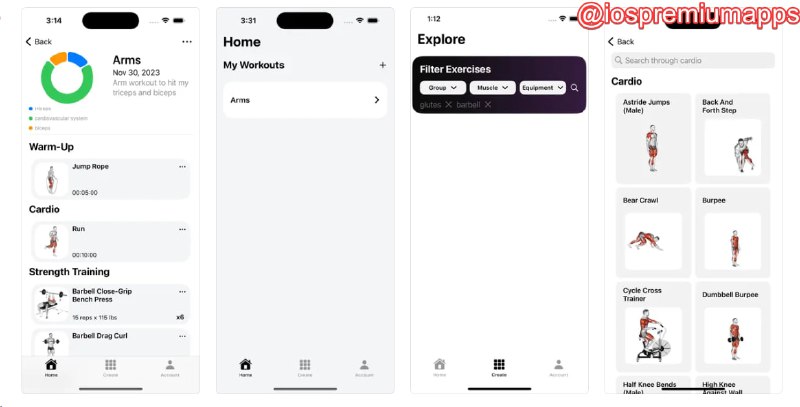 📌 #应用限免 ☺️ 软件名称：Dumbell: Health and Fitness☺️ 支持平台：#iOS💸 软件价格：¥22.00 -> ¥0.00⚙️ 软件功能：健身计划📝 软件简介：一款健身应用，提供了超过1300种锻炼方式，让您可以满足不同的健身目标和愿望