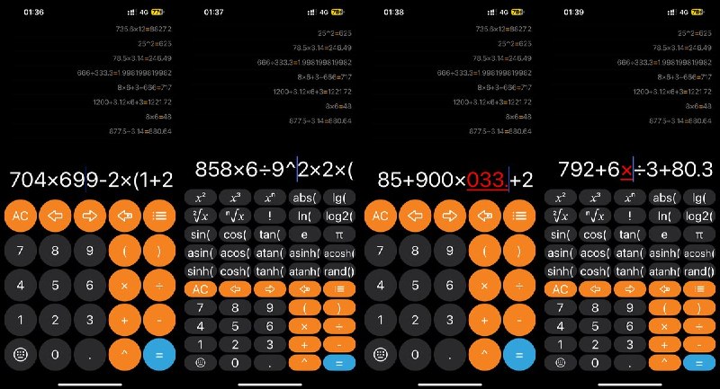 🧭 #应用限免📂 软件名称：自由计算器🍏 支持平台：iOS 13.0+📊 软件价格：免费🪟 软件简介：一款带光标的智能纠错计算器，输入后可左右移动光标任意修改式子，能自动指出错误位置