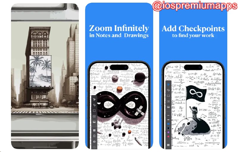 📌 #应用限免☺️ 软件名称：Infinite Pro: Draw Infinitely☺️ 支持平台：#iOS💸 软件价格：¥48.00 -> ¥0.00⚙️ 软件功能：绘画📝 软件简介：一款强大的绘图应用，让用户可以在无限画布上进行素描、插图和设计，并且可以无限缩放